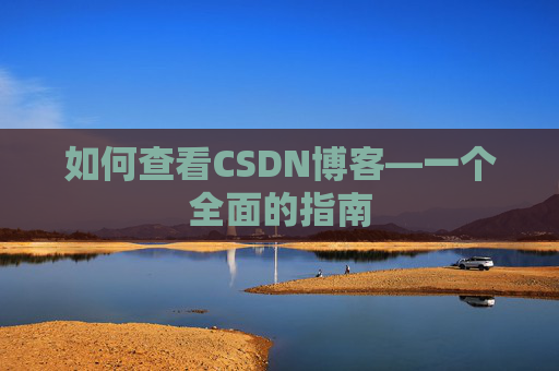 如何查看CSDN博客—一个全面的指南